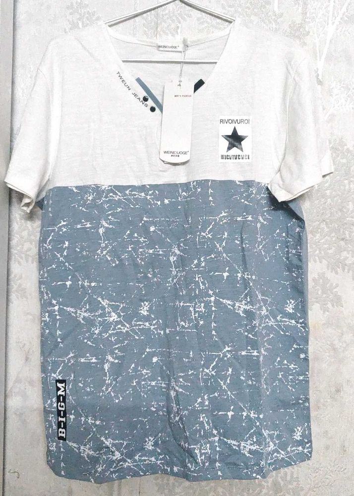 Price Drop White And Grey Brand New Tshirt