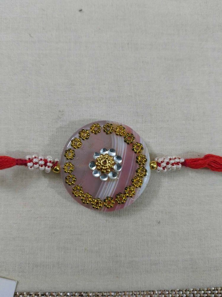 Semiprecious Stone Rakhi Rakshabandhan Festiva