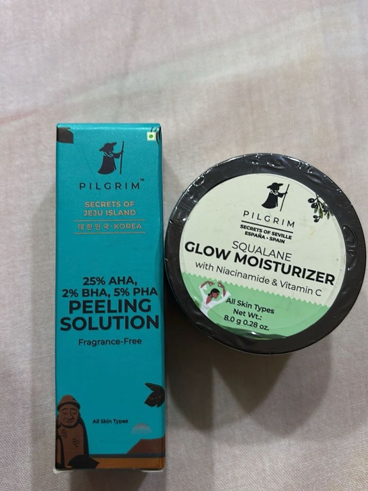 Pilgrim Glow Moisturizer &amp; Peeling Solution