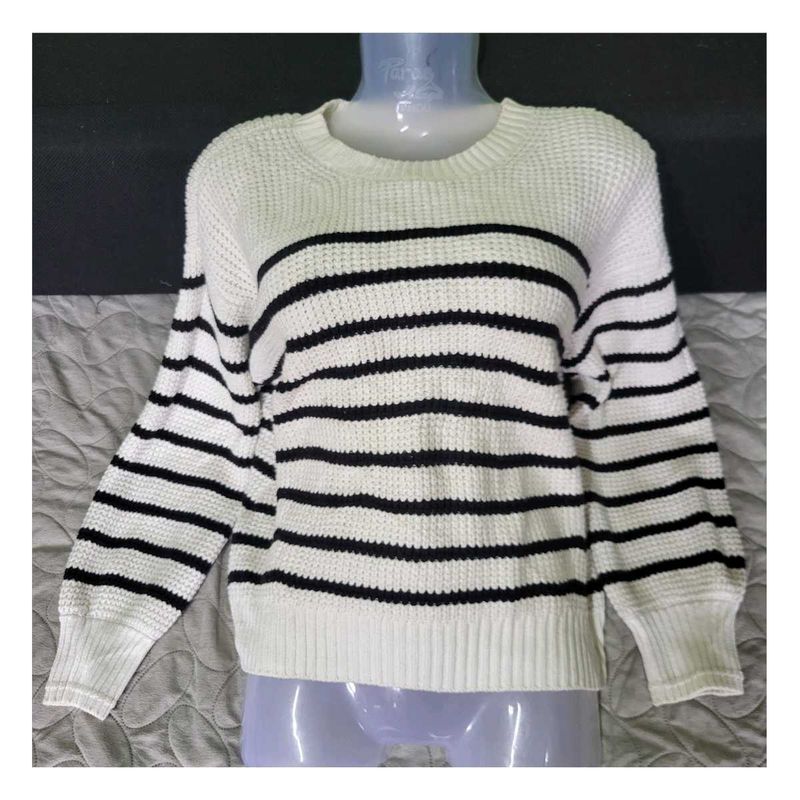 Striped Knit Sweater