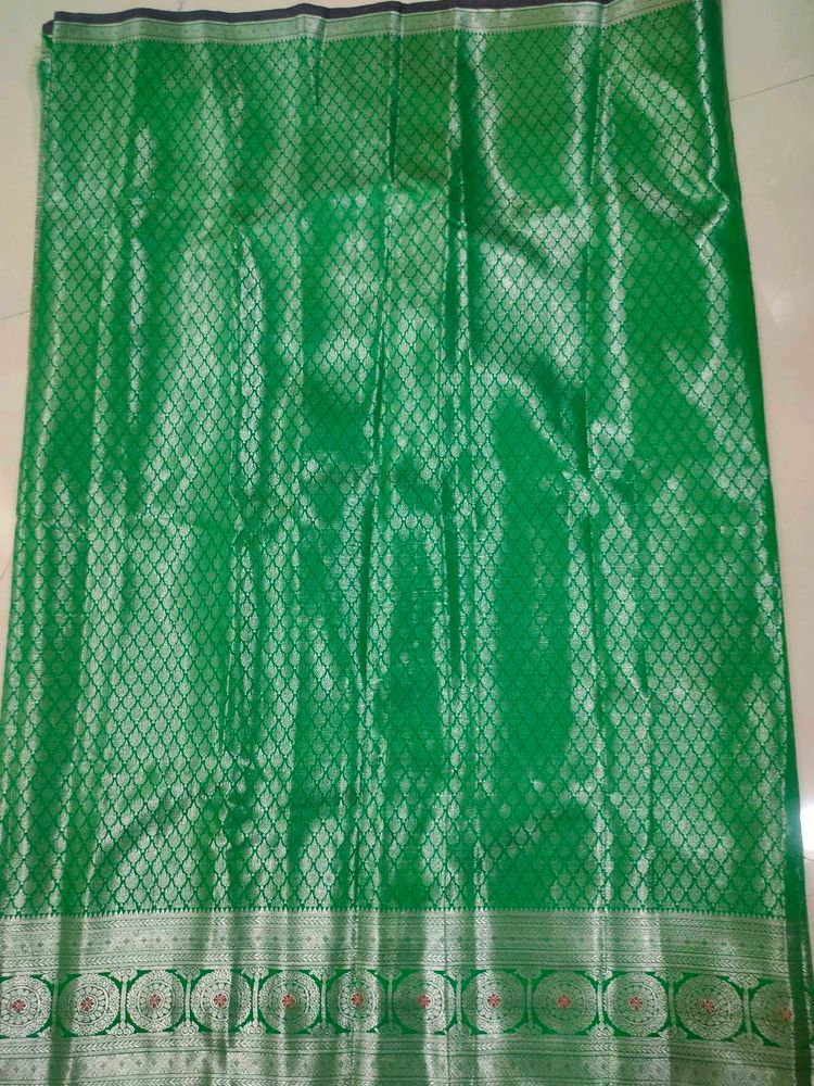Diwali Special Purple Green Saree