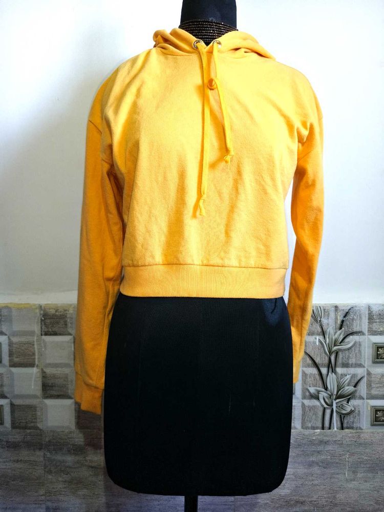 🎁Buy 1, Get 1 Free🎁H&amp;M Yellow  Hoodie Size S/M