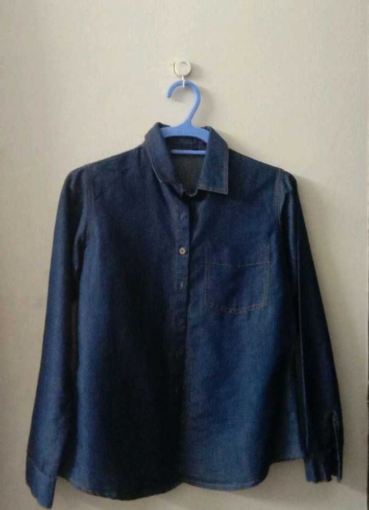Denim Long Sleeve Shirt
