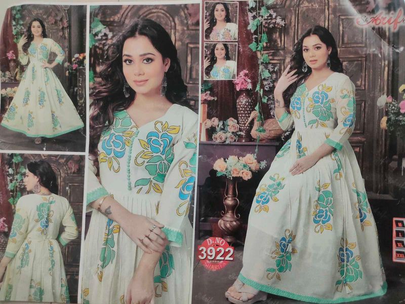 Cotton Festive Gown💟