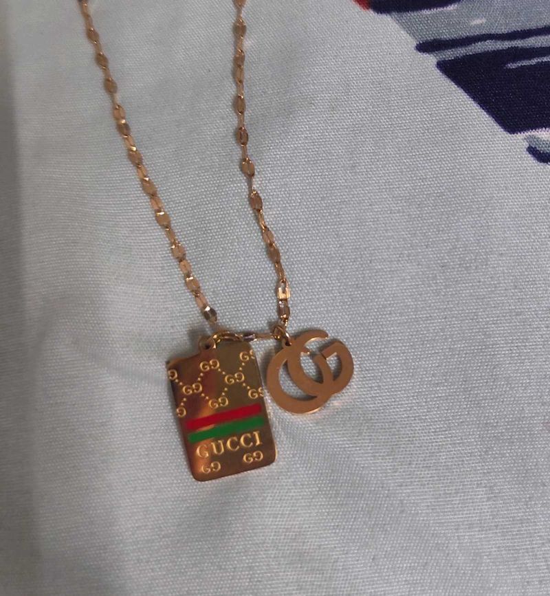 Gucci Inspired Gold Necklace