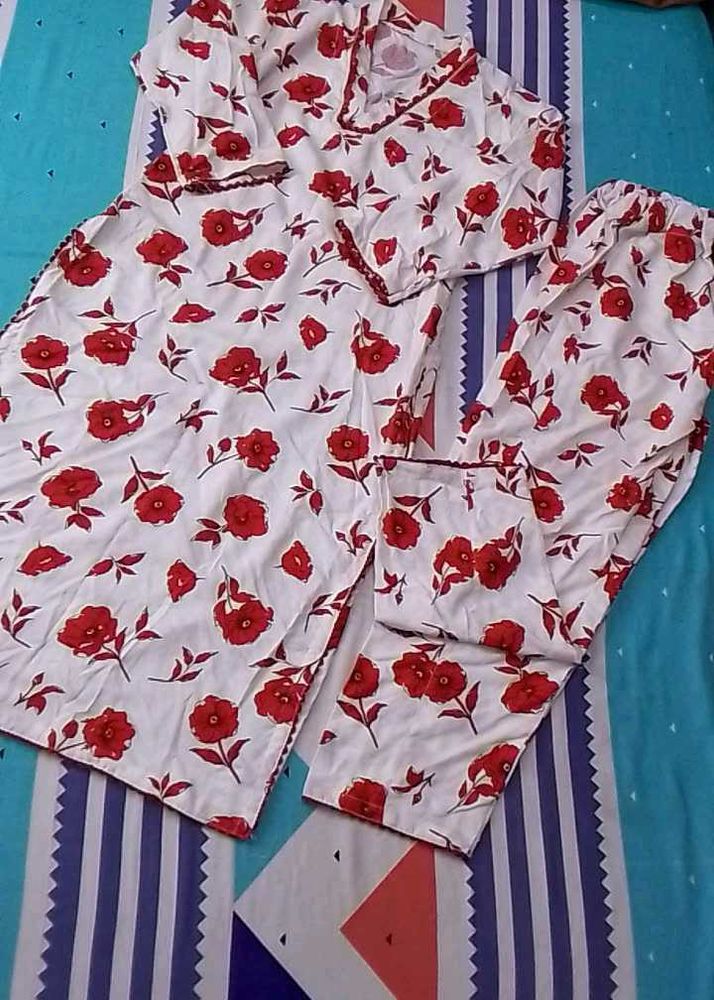 Floral Print Women's Kurta set