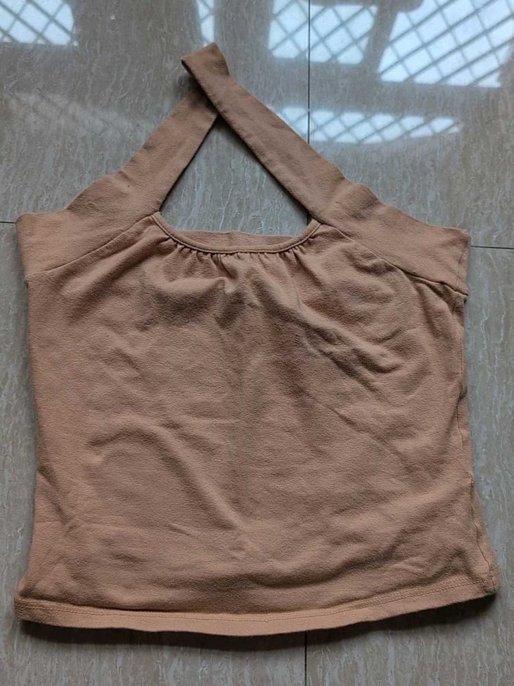Cute Tan Halter Top