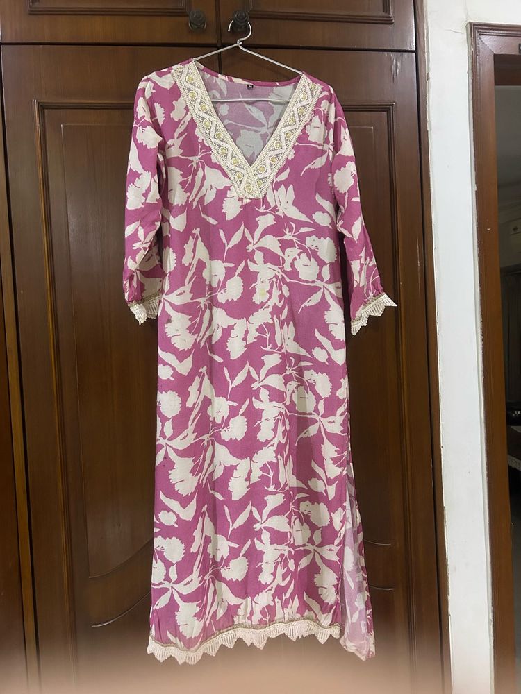 Floral Print suit - Mul cotton