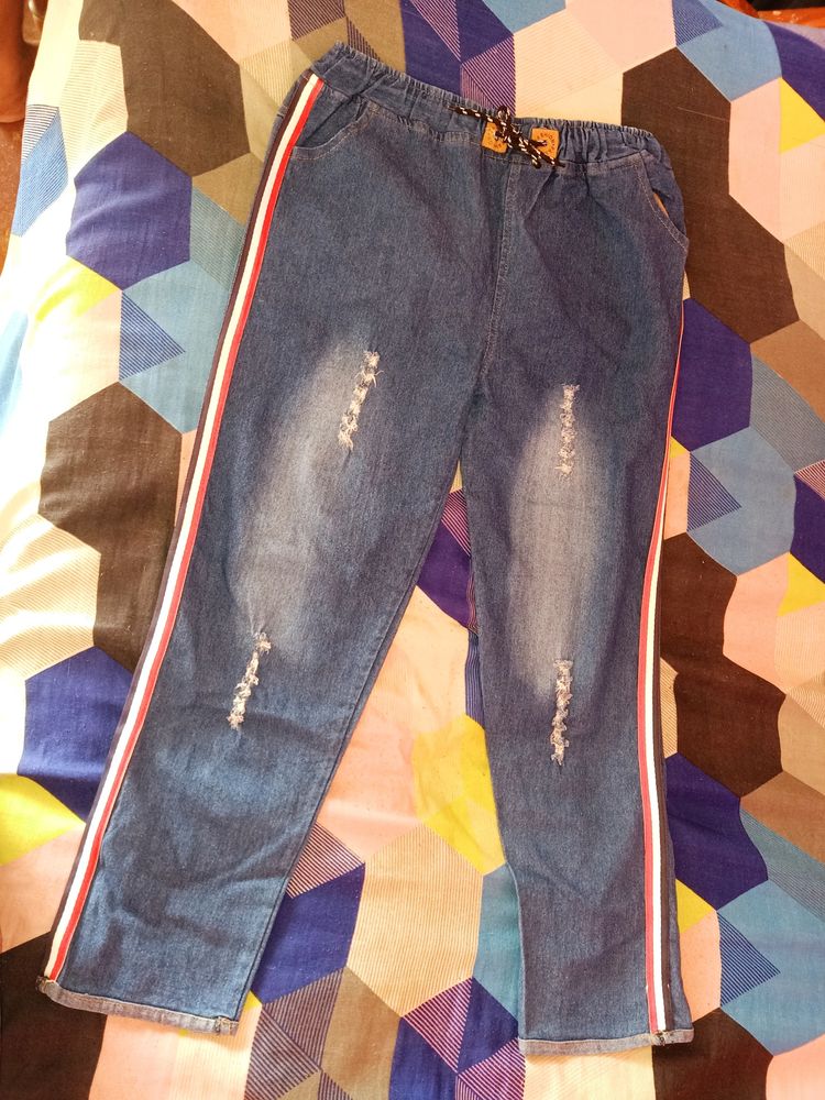 Women Stylish Jogger Denim Jeans