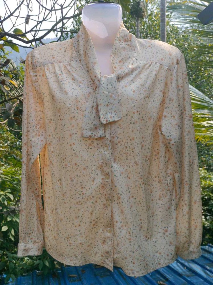 Vintage Floral Blouse