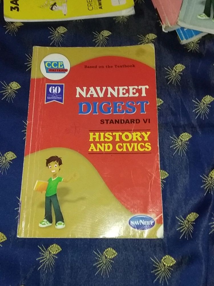 Navneet Digest Standard VI 6th - History &amp; Civics