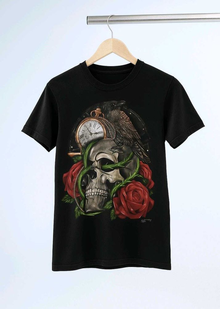 Skull &amp; Roses Graphic Tee