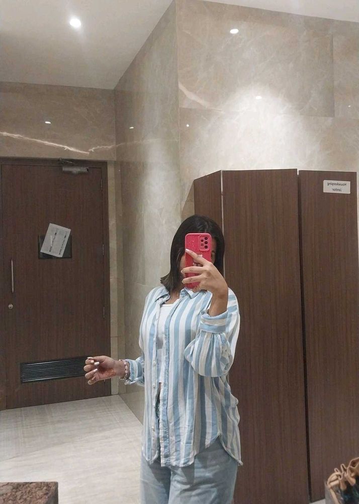 Striped Oversized Shirt