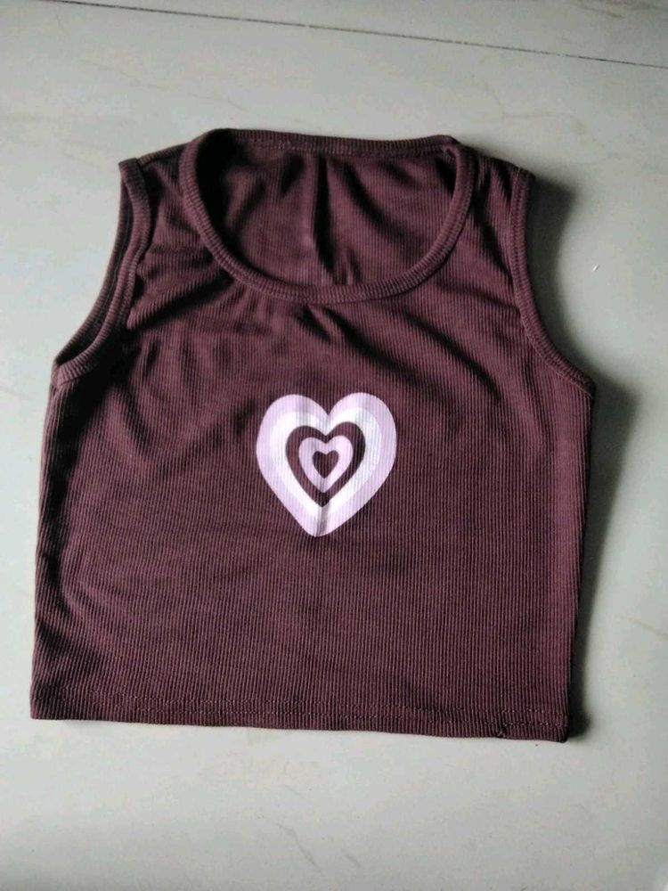 Heart Graphic Tank Top