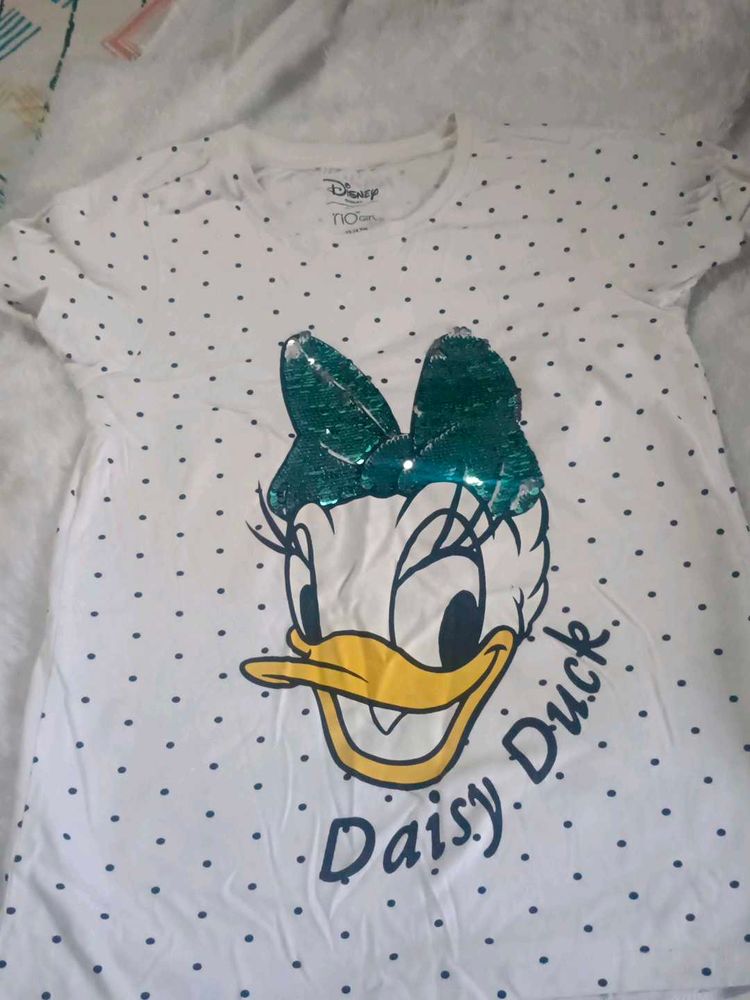 Daisy Duck Polka Dot Tee