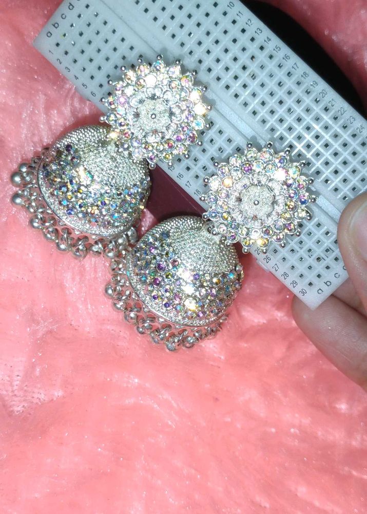 Sparkling Jhumka Earrings