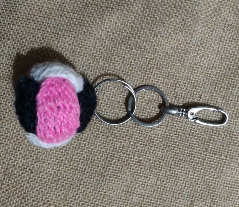 Crochet Ball Keychain