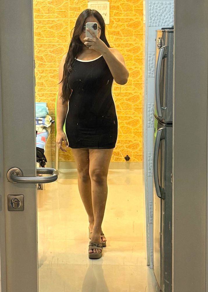 Black Bodycon Mini Dress