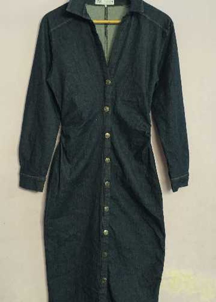 Denim Shirt Dress - Chic &amp; Casual