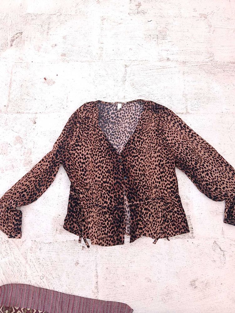 Leopard Print Top