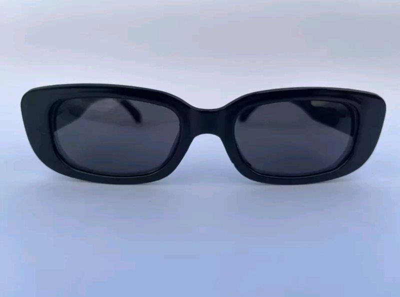 Retangular Sunglasses (Men &amp; Women) Black