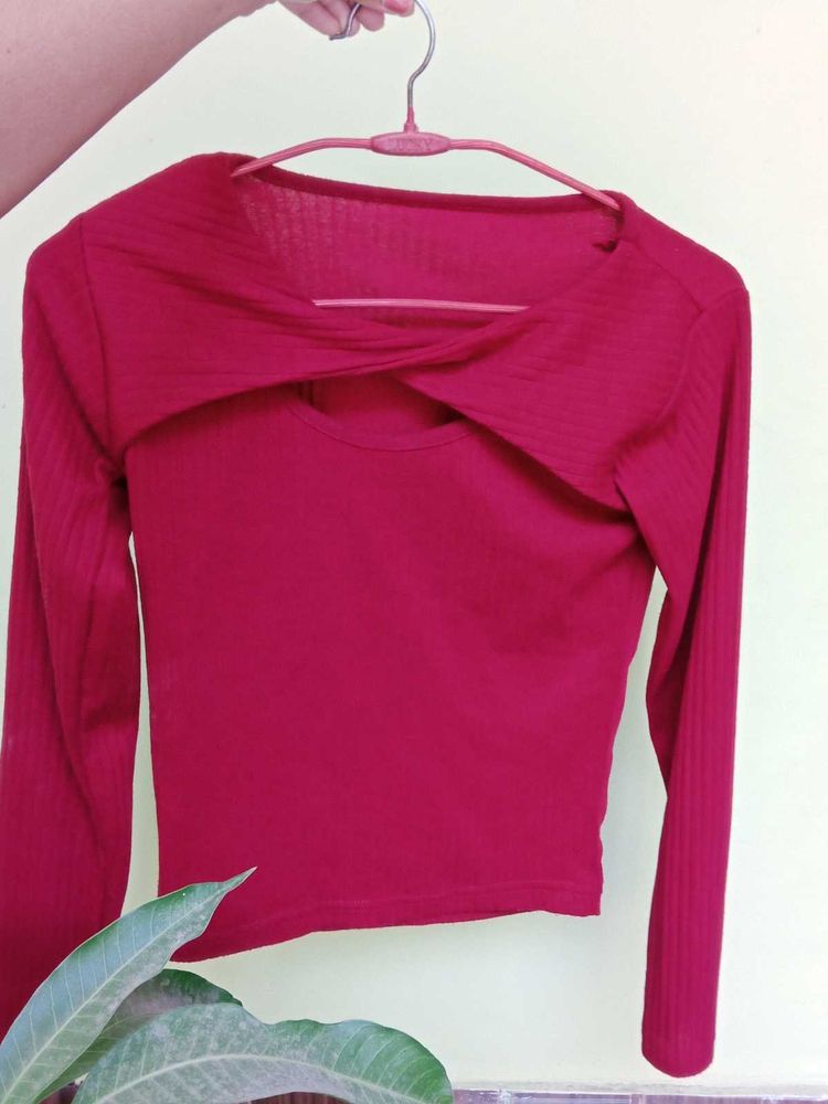 Maroon Top Bust 32