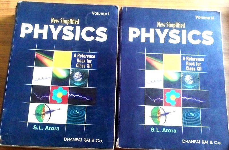 S.L Arora Physics Class 12 Both Volumes.