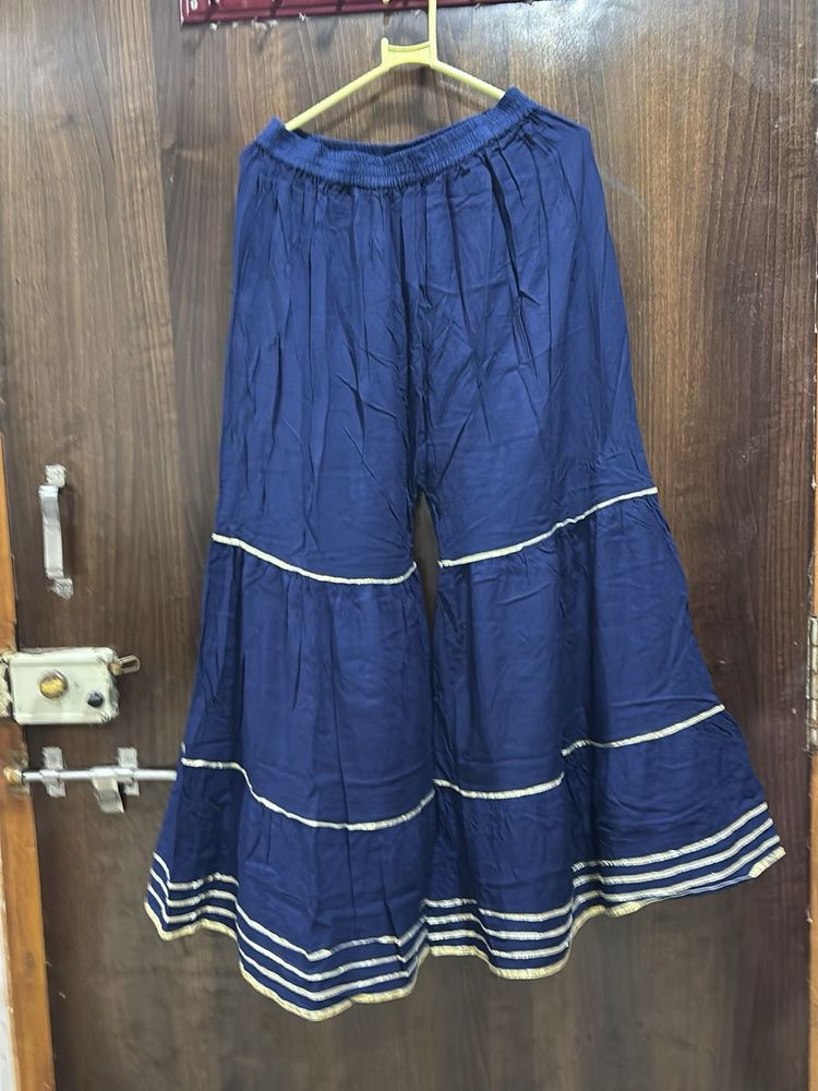 Beautiful Navy Blue Sharara