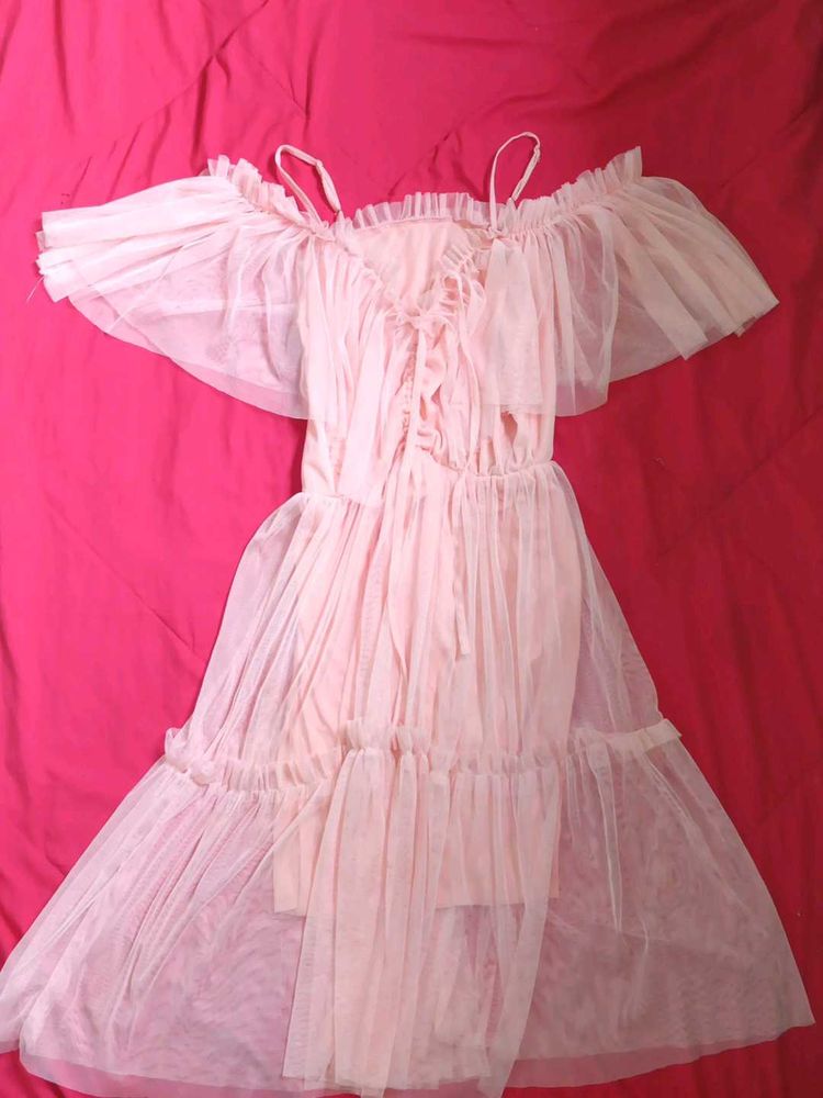 Pink Tulle Dress