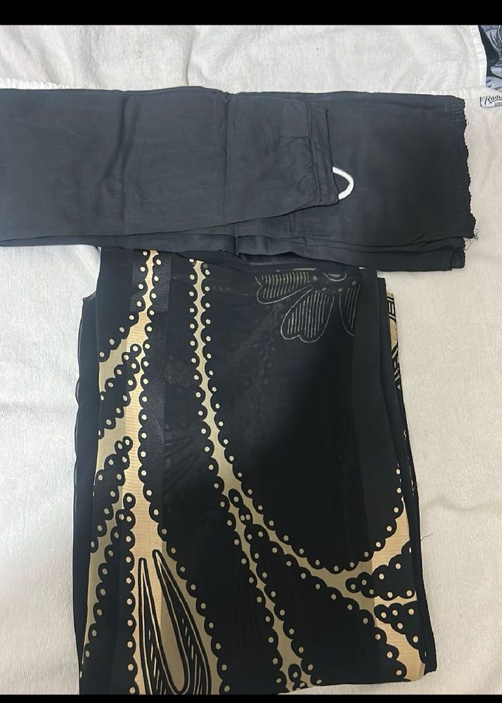 Black saree