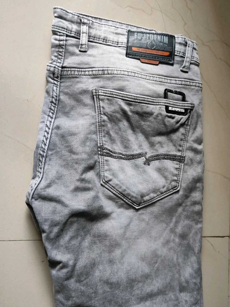 Fuji Denim Grey Jeans