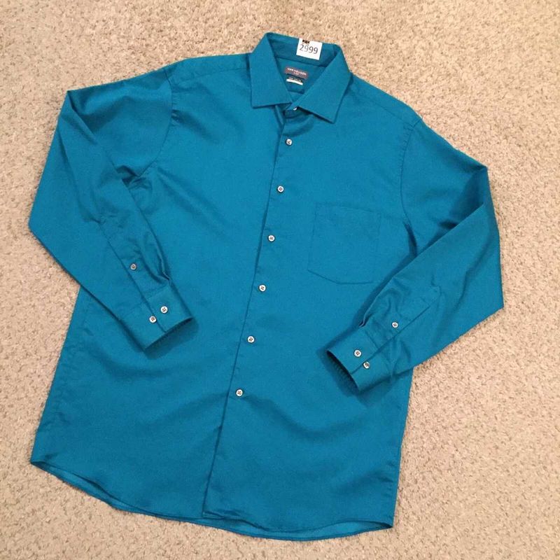 Van Heusen orignal Men&#39;s Blue Dress Shirt