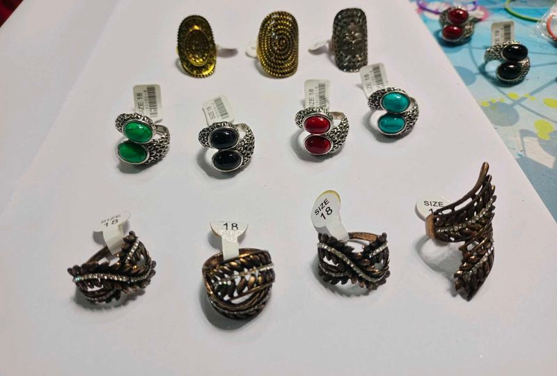 Combo Of 10  Fancy Ring