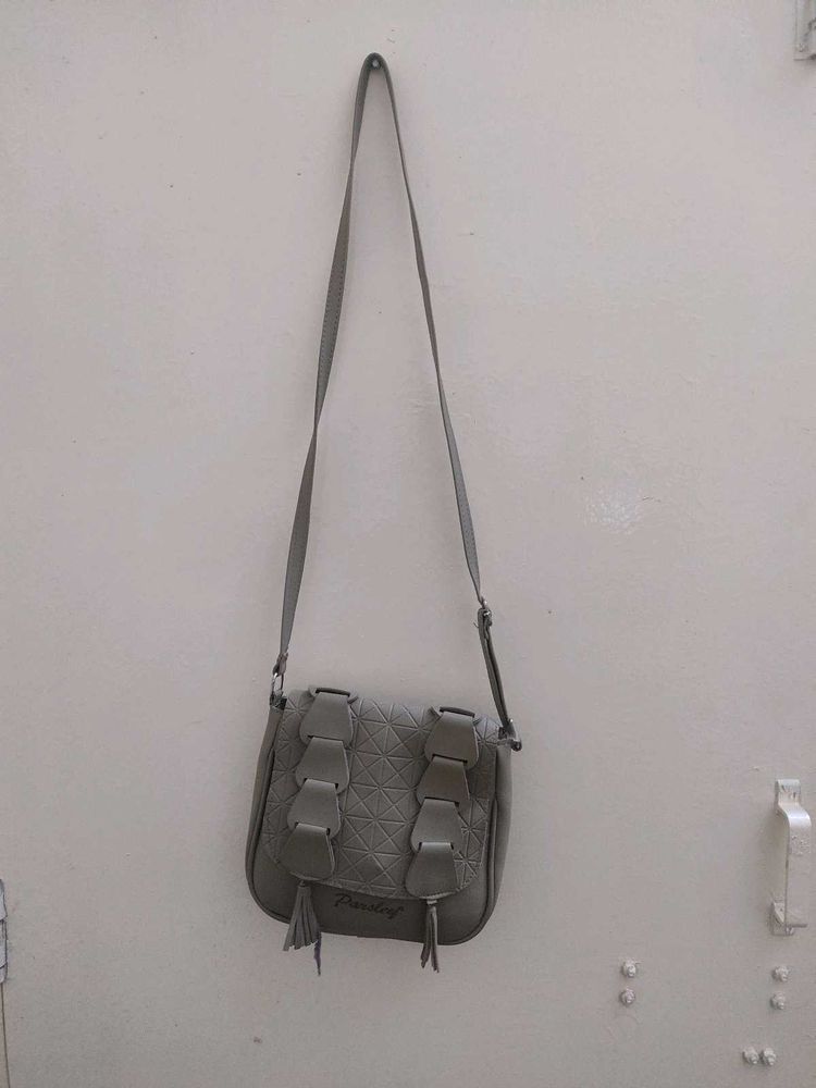 Stylish Gray Crossbody Bag