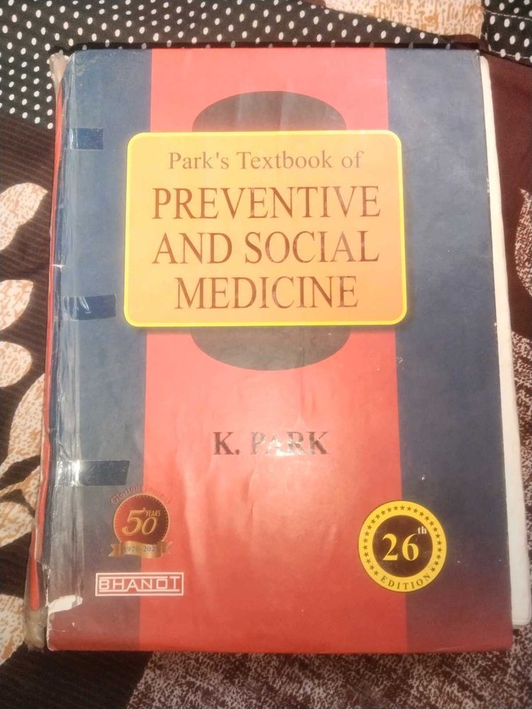 Park&#39;s Preventive &amp; Social Medicine - 26th Edition
