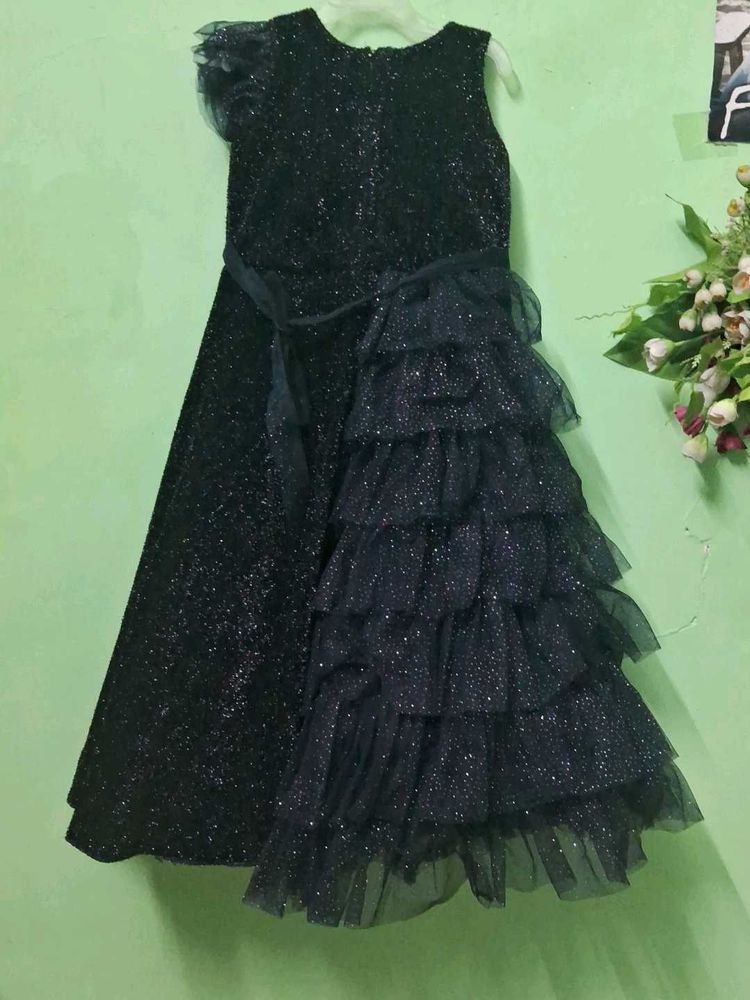 Sparkly Black Girls Dress