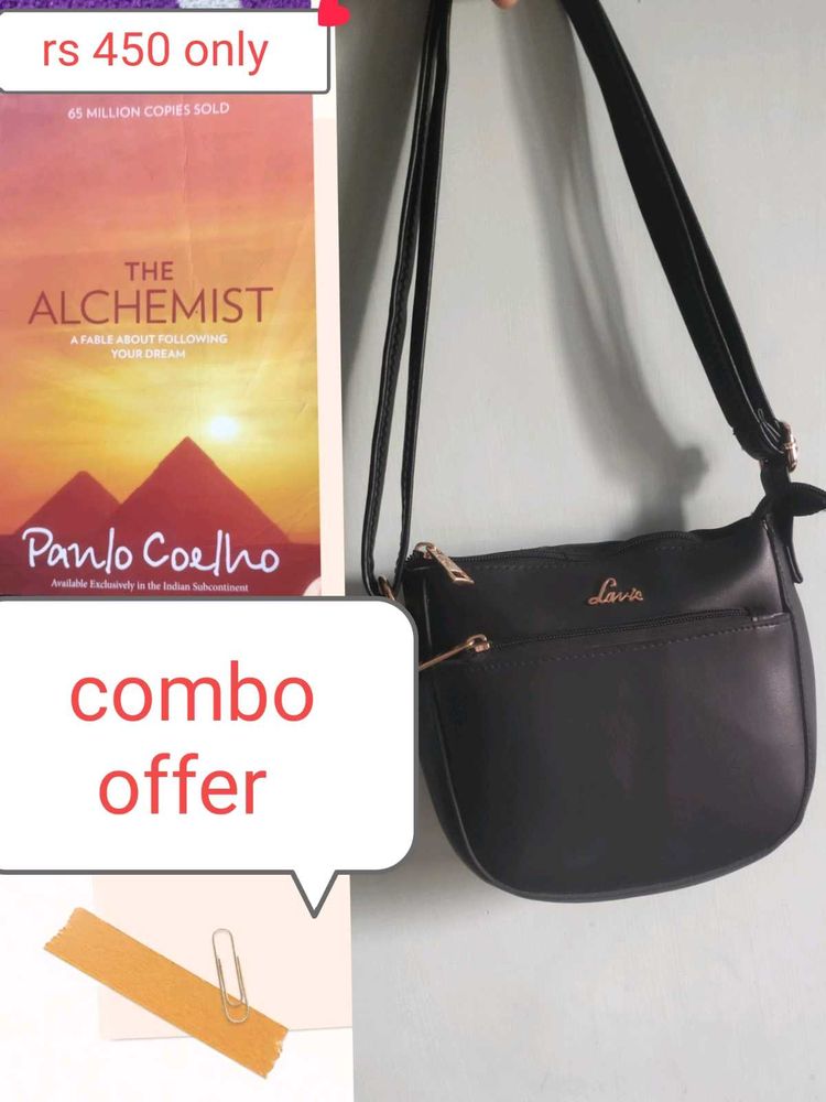 Lavie Crossbody Bag And The Alchemist Book Combo