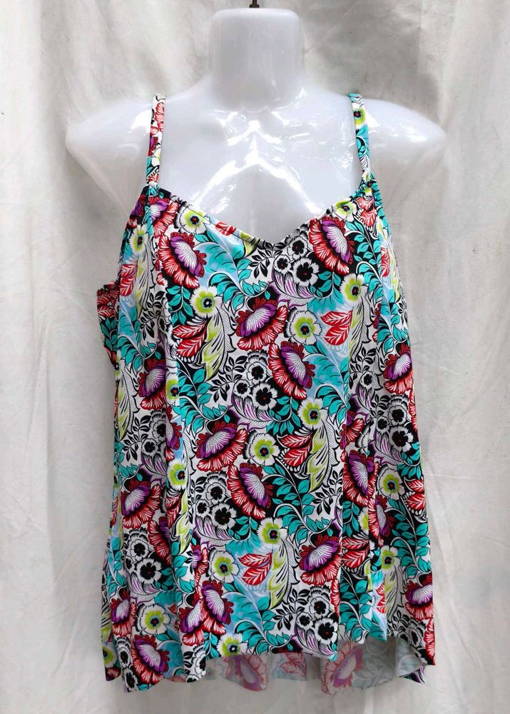Floral Print Tank Top