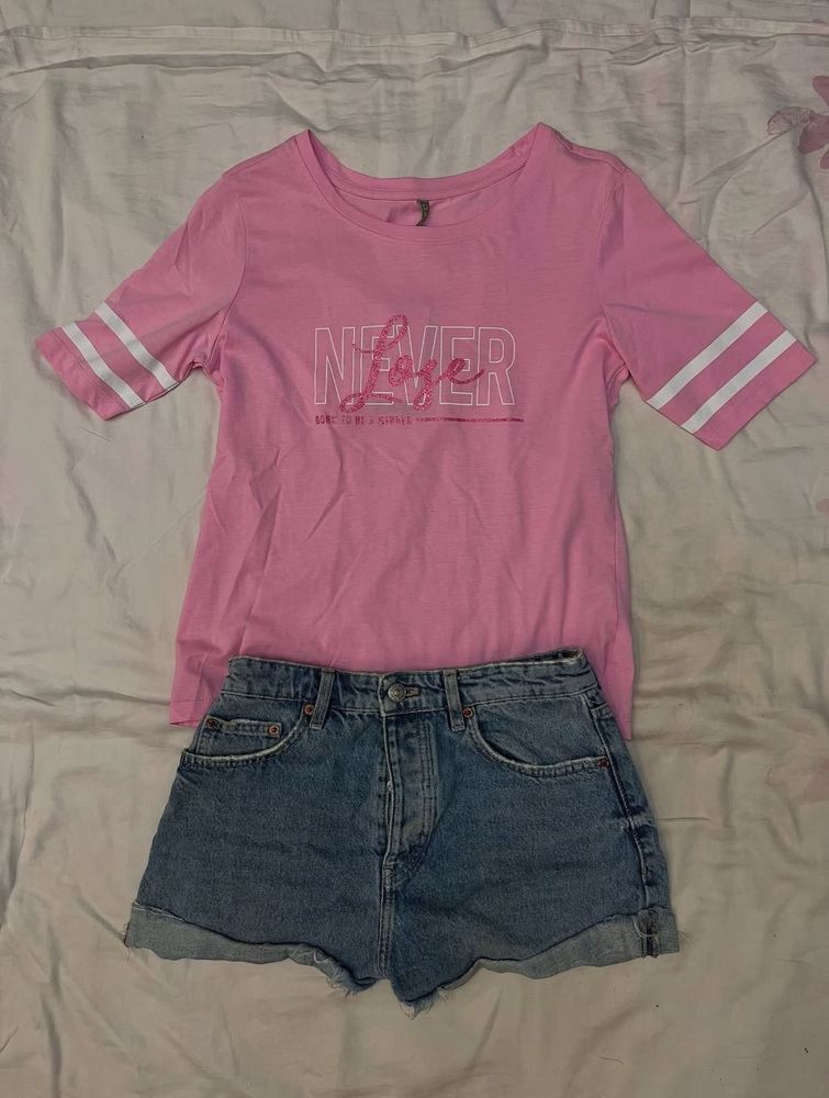 Pantaloons pink top