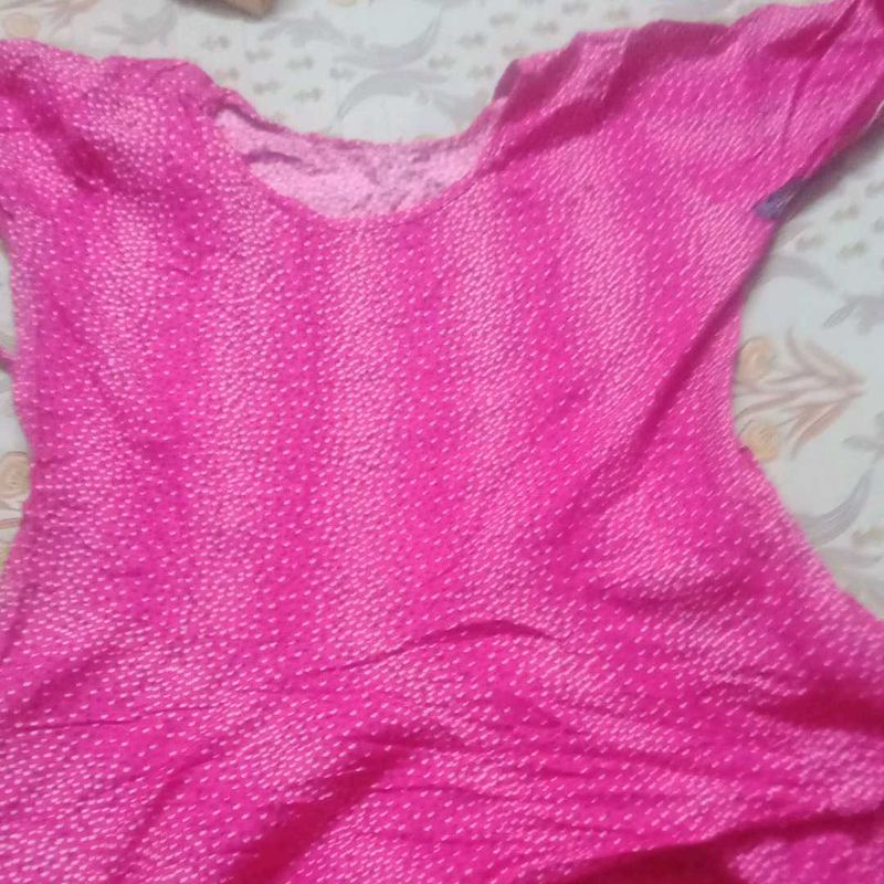 Pink Polka Dot Dress