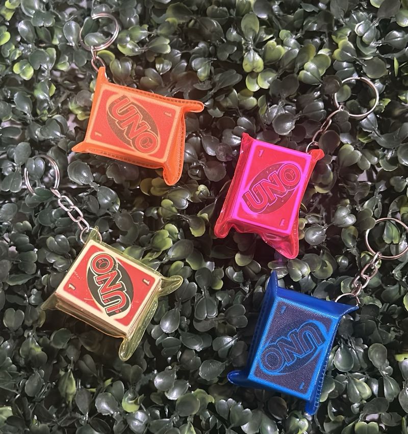 Mini UNO Card keychain