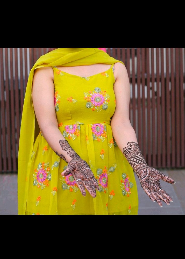 Mehandi Dress