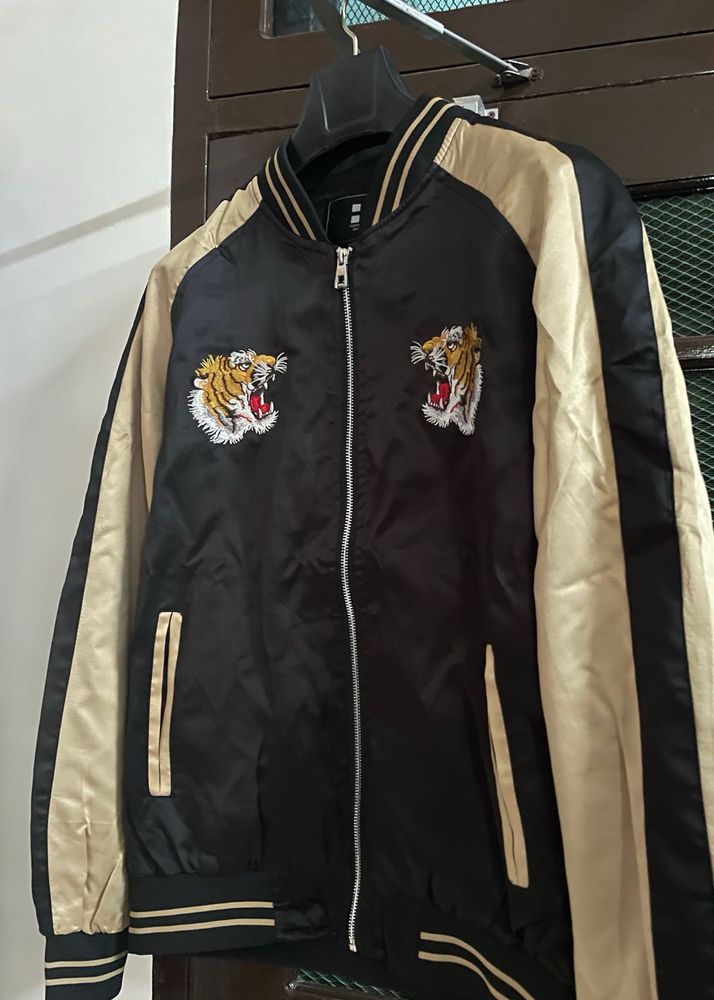 Here &amp; Now Limited Edition Tiger Varsity Jacket