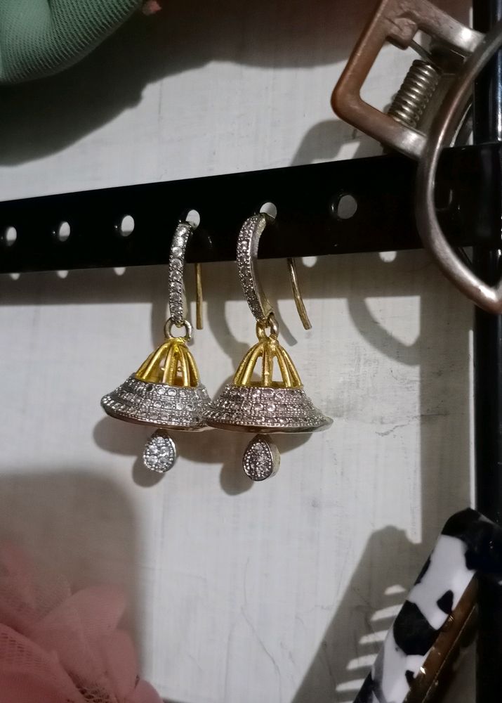 AD Diamond New Earrings...its Hardly Two Time Used....