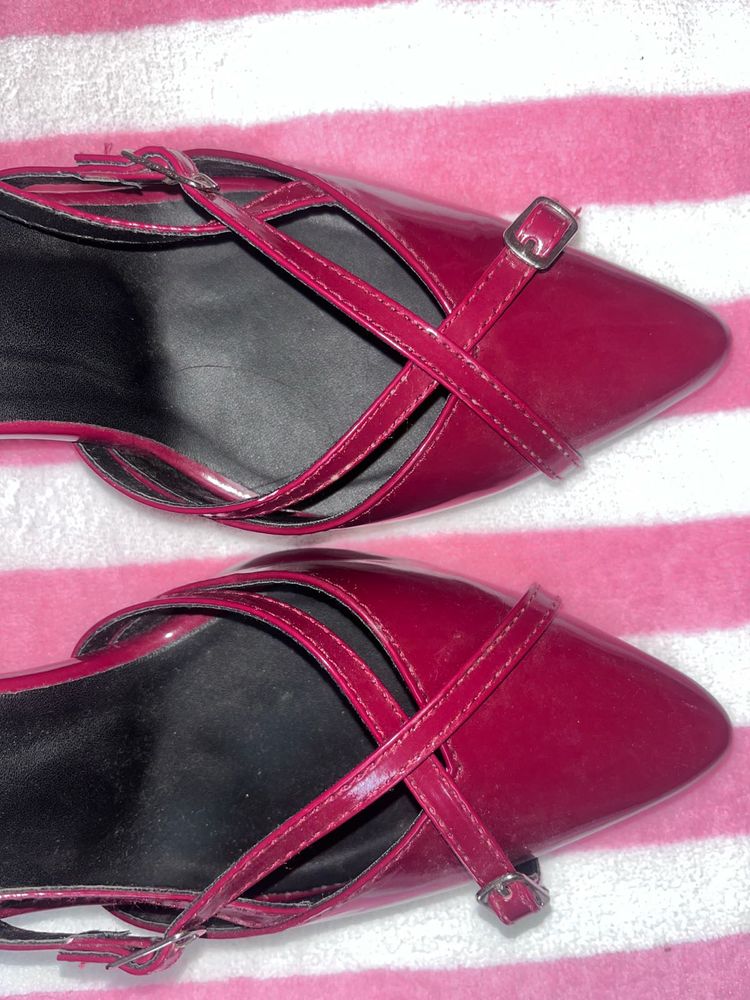 Burgundy Heels