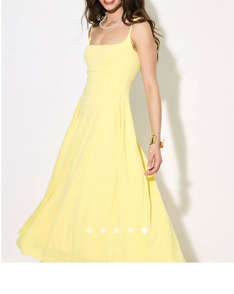 Yellow Maxi Sundress M size