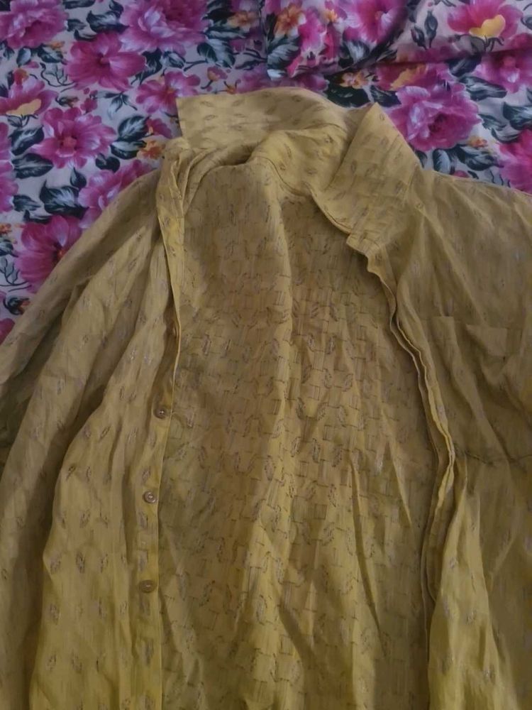 Yellow Patterned Shirt