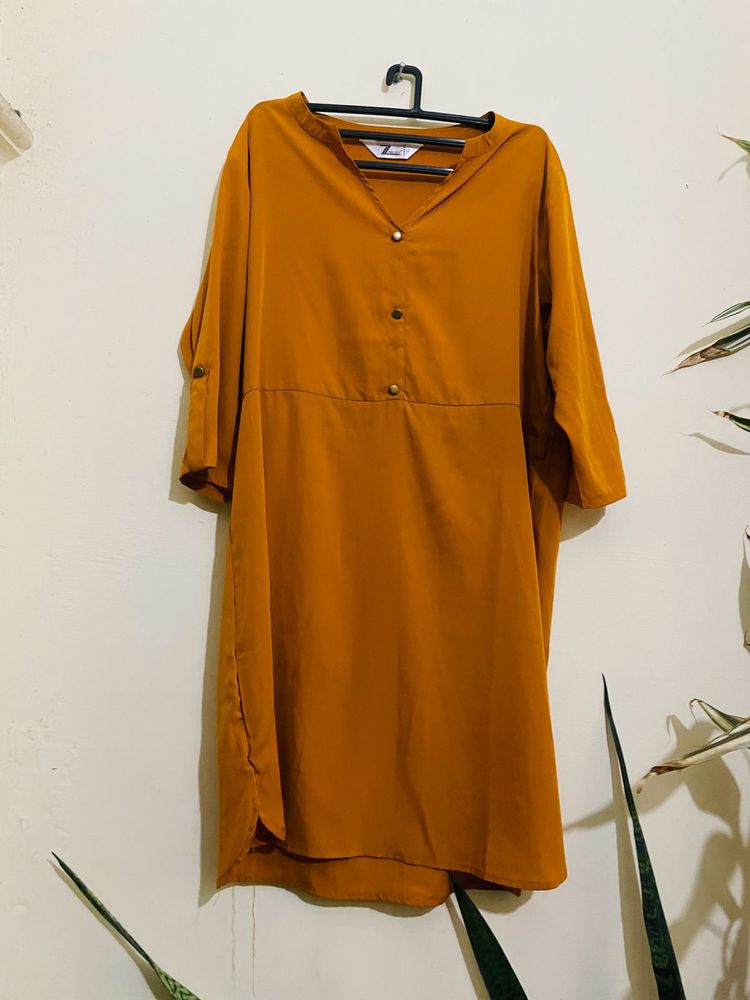 Mustard Yellow Top For Women
