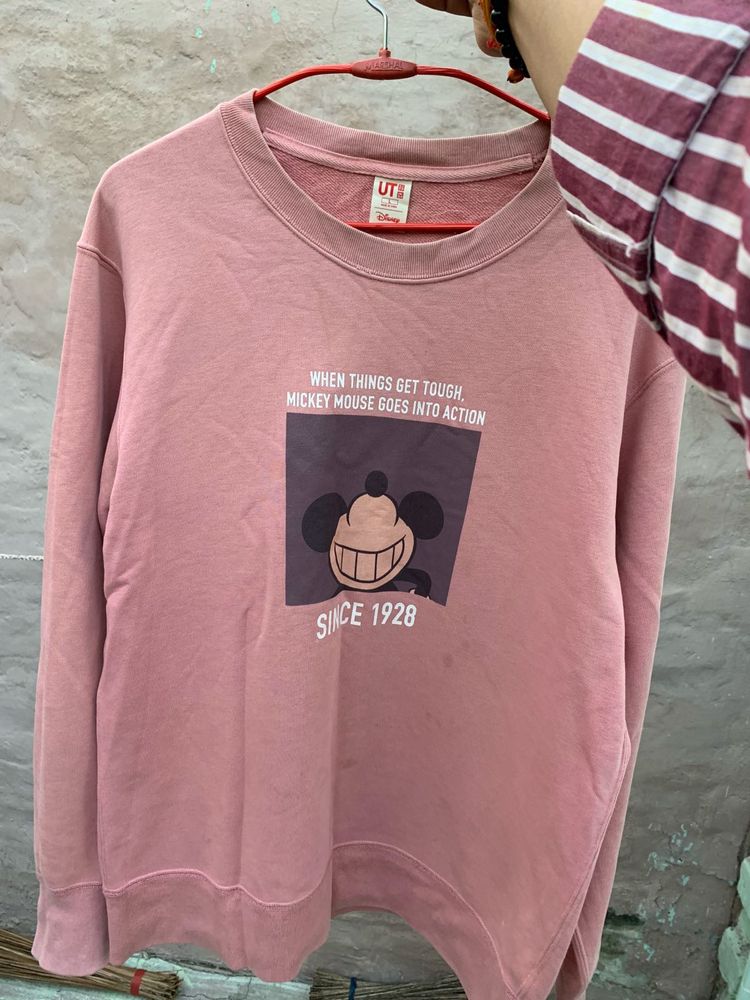 Orignal Uniqlo Mickey Mouse Graphic Sweatshirt