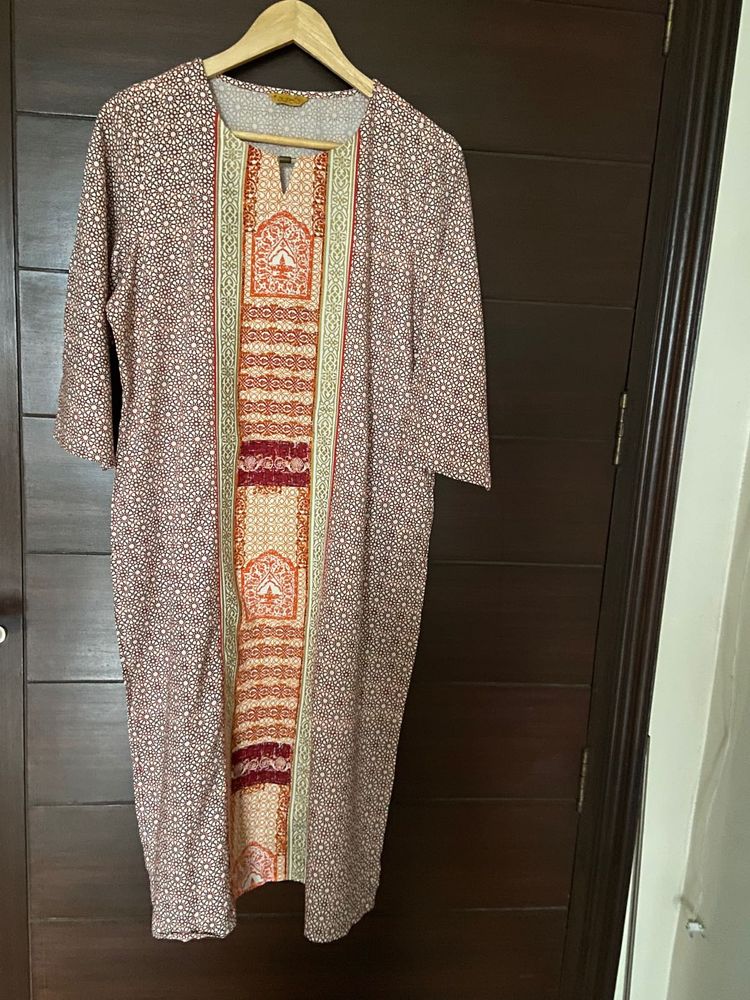 Patterned Casual Kurta from Aurelia (xl)new